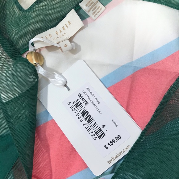 NEW Ted Baker Tutti Frutti Printer Cami - Picture 5 of 6